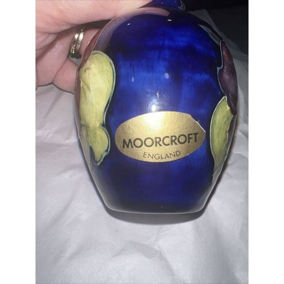 Moorcroft art pottery vase with flowers - marked​​​​ - Picture 5 of 12